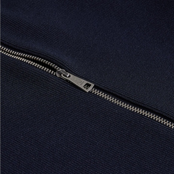 NWT Ted Baker London Navy Velvey Puff Sleeve Women's Dress Size 0 - Picture 6 of 10